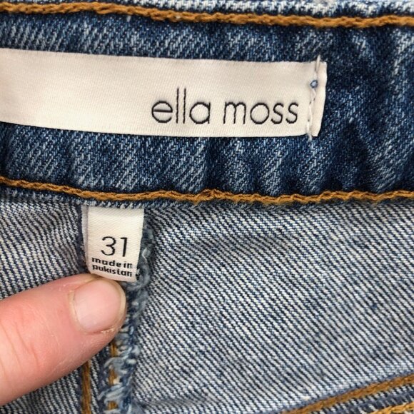 Ella Moss Blue Denim Mini Skirt - Picture 7 of 12